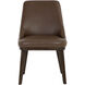 Jody Missouri Mahogany Leather Dining Chair, Set Of 2